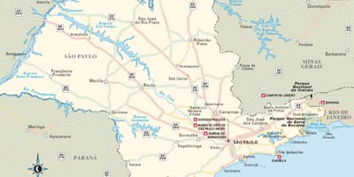 Сан-Паулу карте